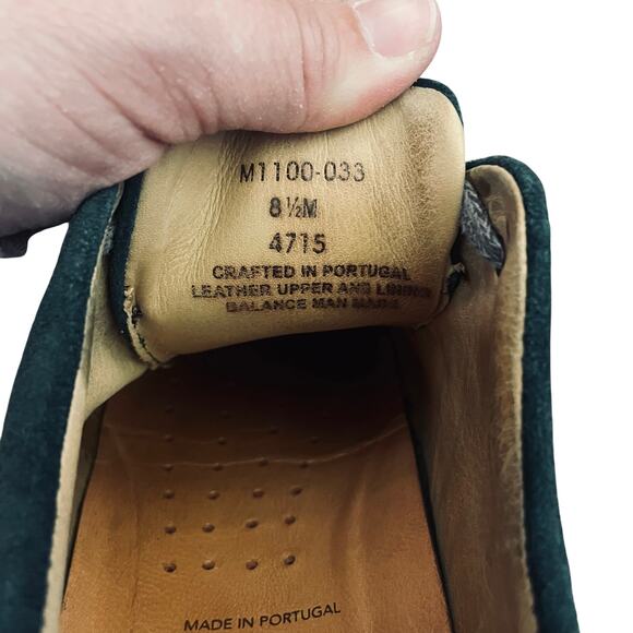 Samuel Hubbard Navy Nubuck‎ Leather Shoe Sneaker Mens US 8.5 EU 42-Hubbard Free - Picture 10 of 10